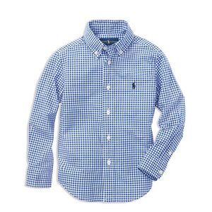 Polo Ralph Lauren Boys’ Gingham Cotton Poplin Shirt 10-12